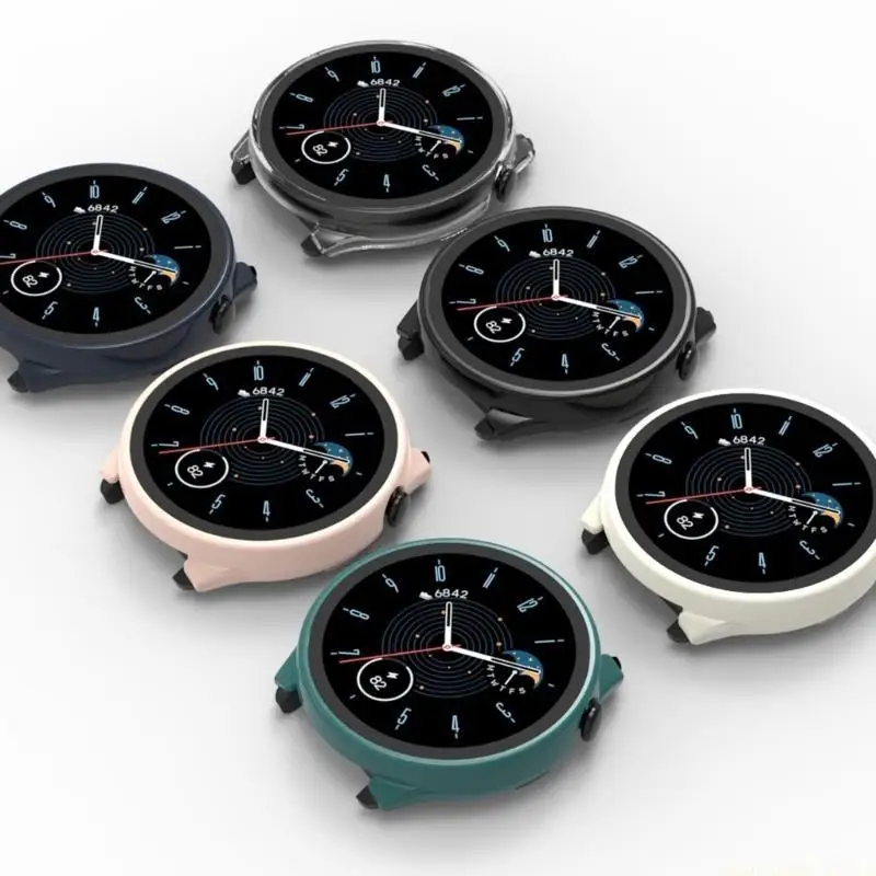 F62C Protective Cover Waterproof Screen Shell Frame Smartwatch Housing Glass Film Accessories