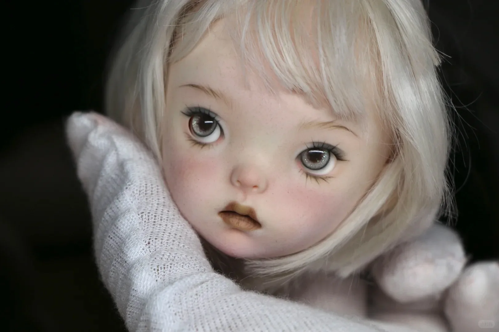

SD BJD Doll 1/6 landoudou Dark Makeup Head Beautiful Girl Makeup High Quality Resin Toy Gift Just a Head