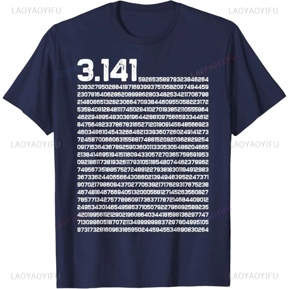 Pi Day Math Tshirt Unisex 3.14 Graphic Tee Funny Geek Nerd Vintage Science Teacher Gift Cotton Casual Fashion 2026
