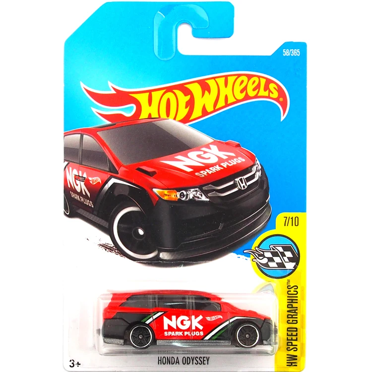 Hot Wheels-Honda Odyssey Coleção Metal Diecast Carros, Veículos De Brinquedo, 1:64