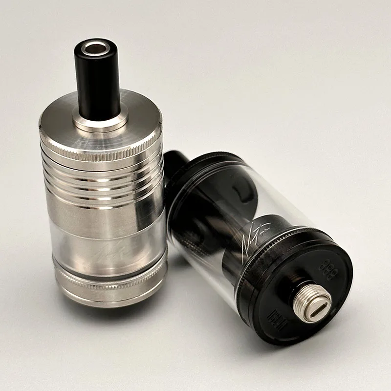 DSX Netsu RTA MTL 무화기, 싱글 코일 탑 필, 재건 가능, 1.0, 1.2, 1.5, 1.8, 2.0mm 에어핀, 베이프 RTA 무화기, 22mm, 5ml, 316ss