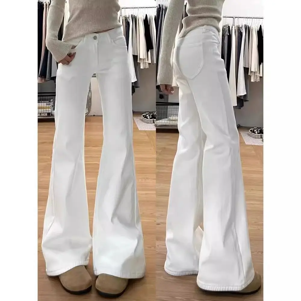 

Широкие джинсы Женская темная академическая одежда Мешковатая уличная одежда Y2K Винтажная мода Oversize с вырезом ног Свободный крой Черный готический корейский стиль