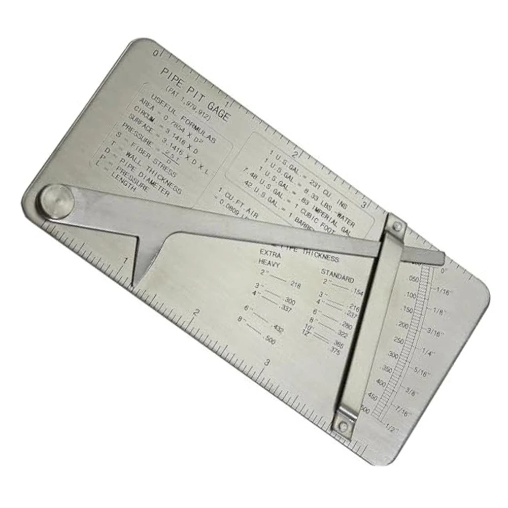 Tube Caliper Pipe Welding Gauge On-site Inspection 1 64 .020 Increments User-friendly Handling For Tube Fittings