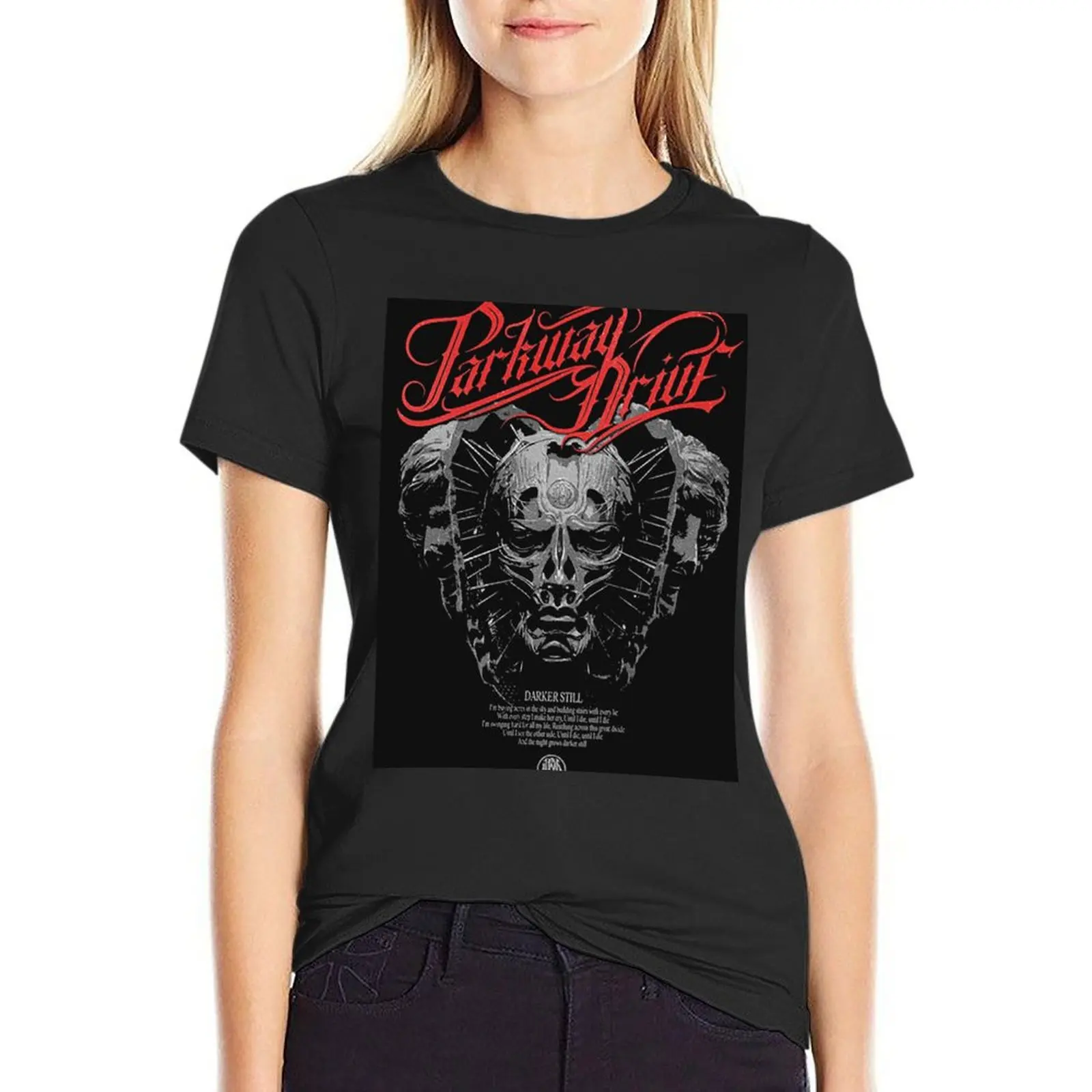 

parkway drive devil T-Shirt quick drying Blouse anime clothes tshirts woman