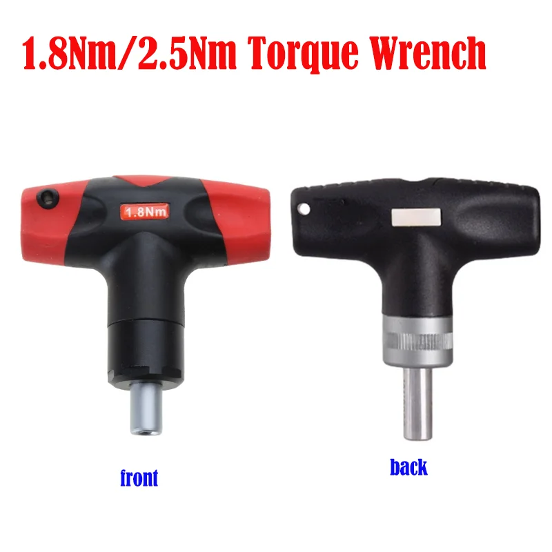 1.8Nm/2.5Nm for Professional T-Handle Preset Torque Wrench Safe and Fast Hex Socket Torque Wrench Suitable for 3D Printer Nozzle