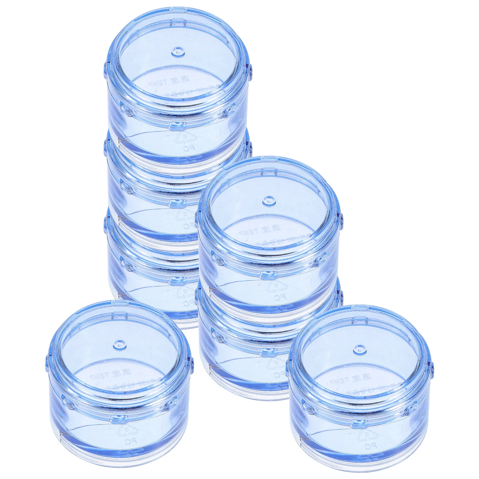 

Portable Pill Box Medication Organizer Circular Round Mini Medicine Containers 7 Day Storage Pill Case