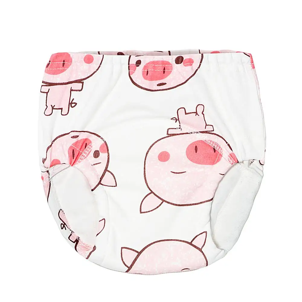 Baby Potty Toilet Training Pants Nappies Cartoon Boys Girls Underwear for Toddler Cotton Panties Reusable Diapers Cover