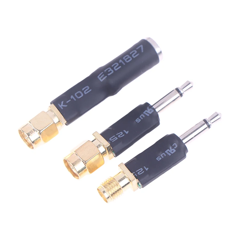 1Pcs SMA Male Female To 3.5mm Mono Headphone Audio Radio Test Adapter Connector SMA To 3.5mm Adapter New