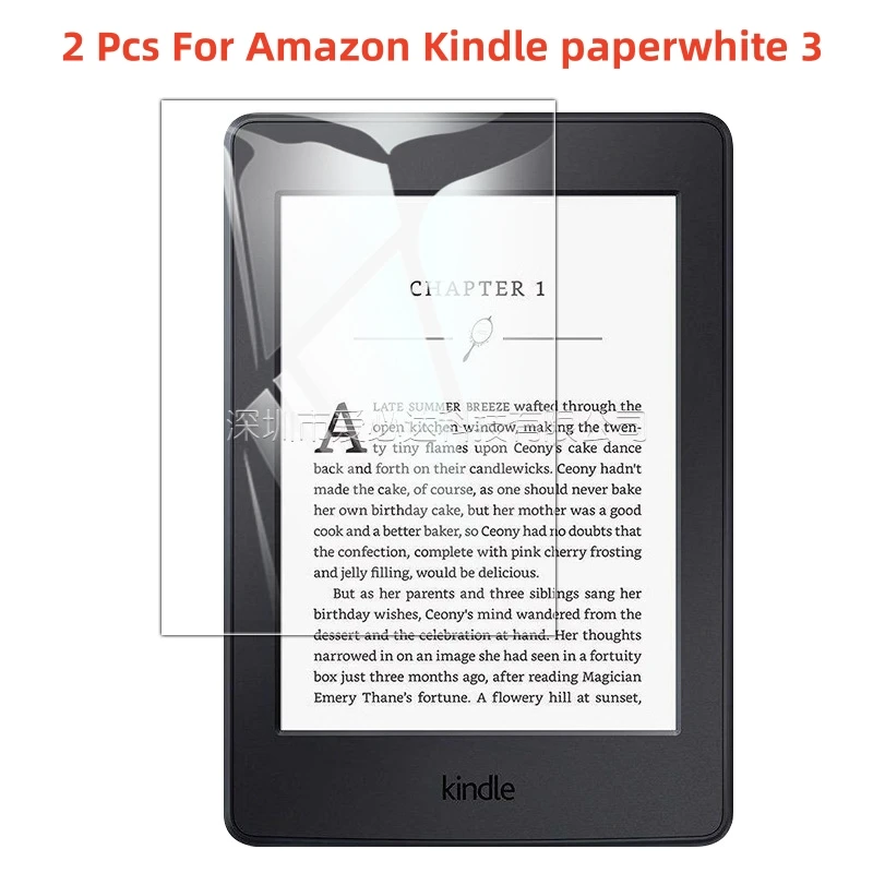 

2 Pcs tablet Tempered Glass Screen Protector For Amazon Kindle paperwhite 3 Tablet Protective Film Guard