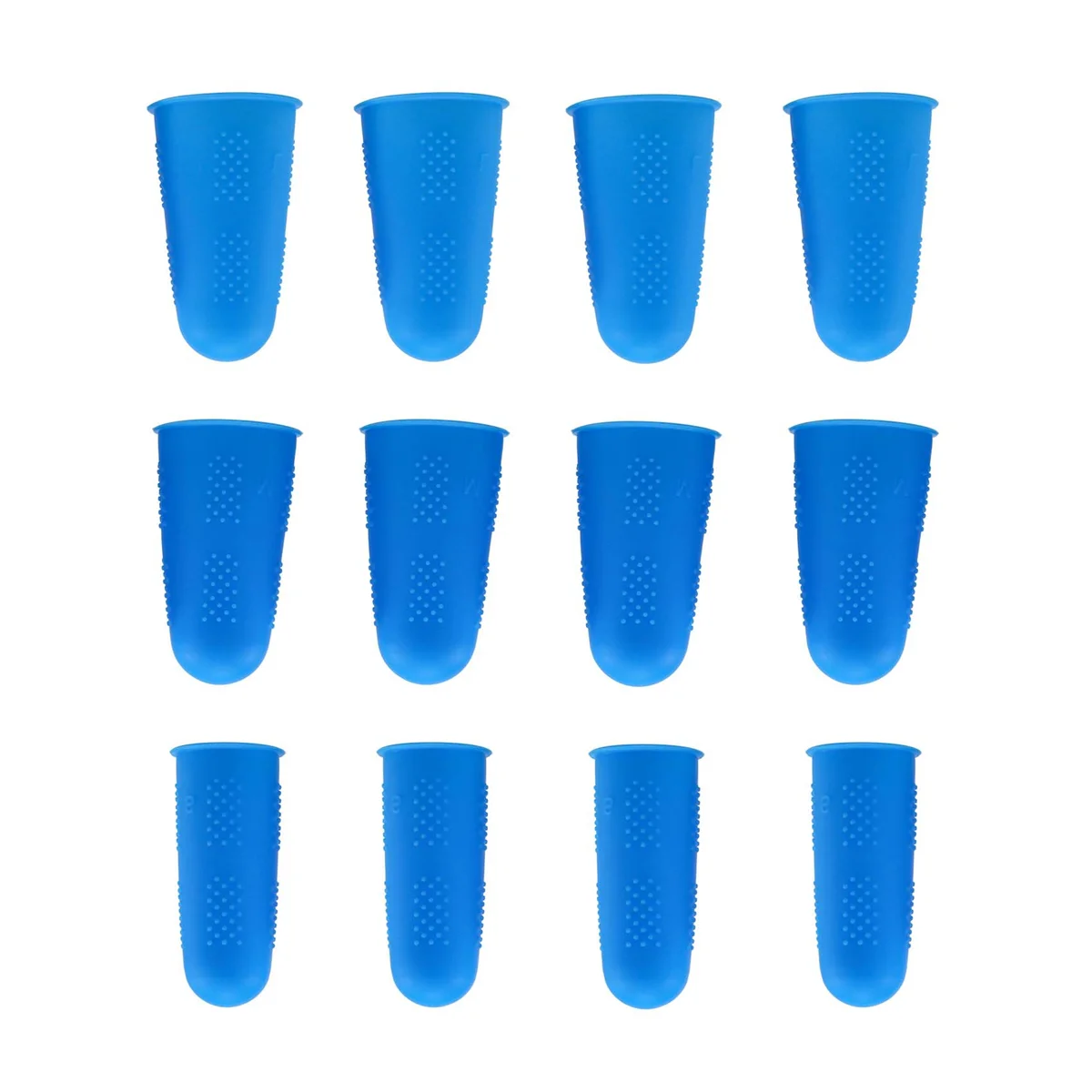 12 Pezzi Culle per Dita Coperture di Protezione per Dita in Silicone Cappucci Protezioni per la Punta delle Dita Maniche per Dita Resistenti al Calore 3 Dimensioni