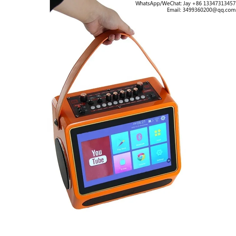 

All In One Kalonka Karaoke Set Portable Smart Display Screen Speaker System 2024 Professional Audio Video Jukebox Player