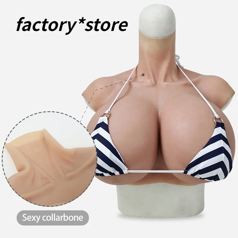 

Silicone Artificial Reality Big Fake Boobs S Cup Transgender Huge Breast Forms Suitable for Transvestite Shemale Drag Queen