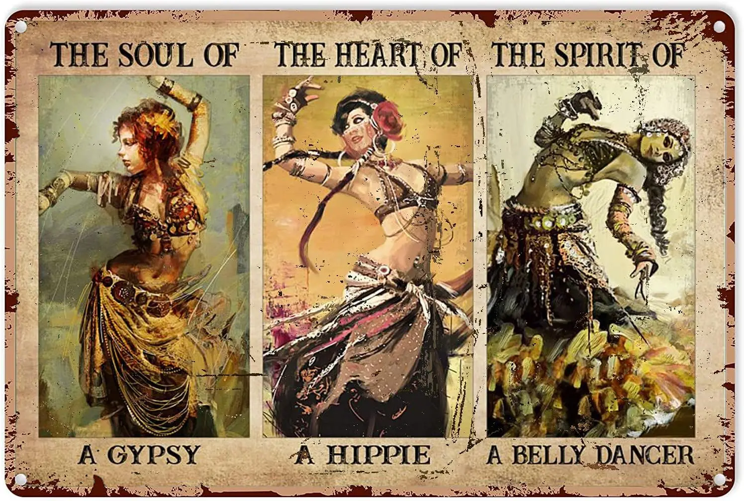1p,SaNavie танец живота металлический знак винтажный декор для танцевальной студии из цыганского жестяного плаката домашний клуб бар украшение стены табличка Vin