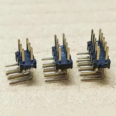 2x 40 Pin R/a 2.0mm Right Angle Double Row Pin Header Male 90 Degrees Needle Connector 2mm 40p 2x3/4/6/8/10/12/16/20/40p