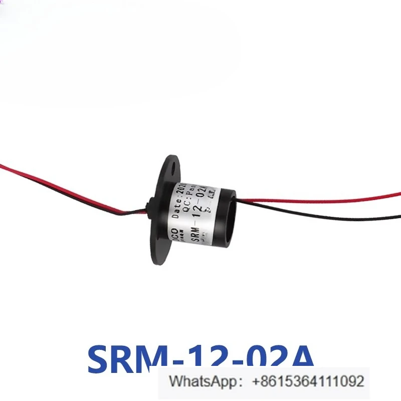 

Electric slip ring Conductive Brush rotary connector Collector Carbon brush sliding ring 2-way 2A diameter 12.5mm