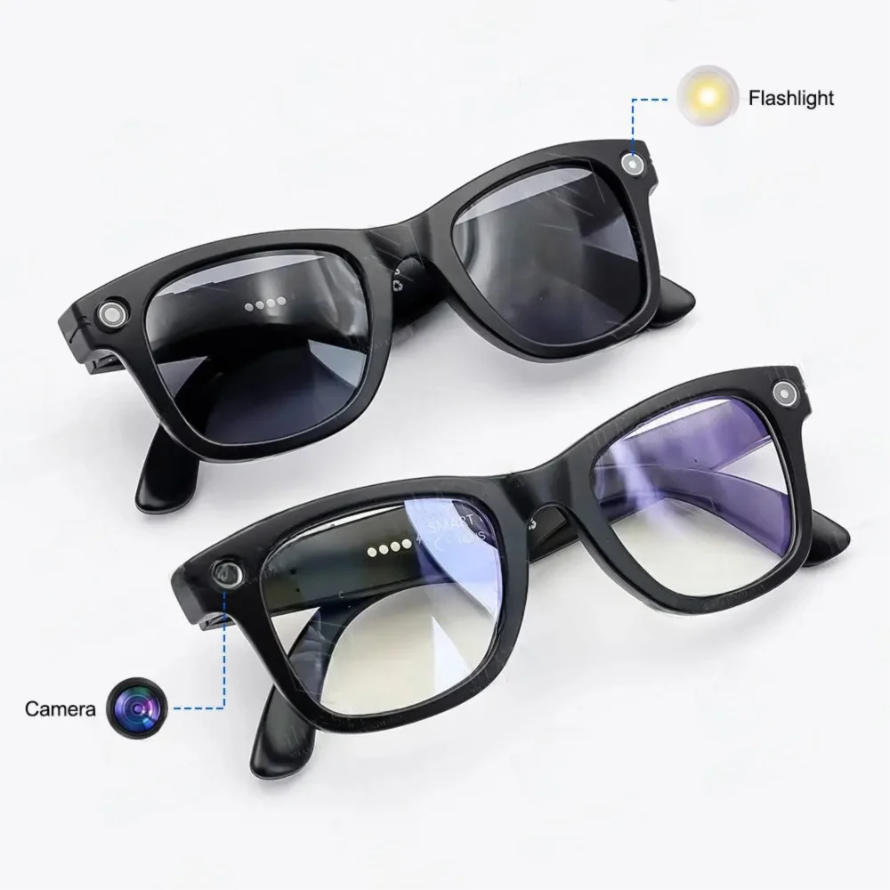

W600 2025 NEW Smart Glasses Bluetooth with Video Camera Recording with Microphones GiftsLunettes CameraSound Ai Voice Asistant