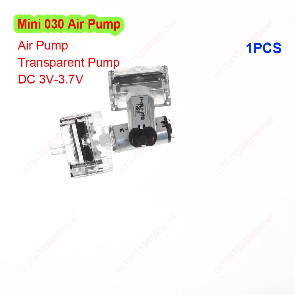 DC 3V 3.7V M30 Air Pump Single Hole Inflator Pump Transparent Precision Oxygenation Pump for Manufacturing