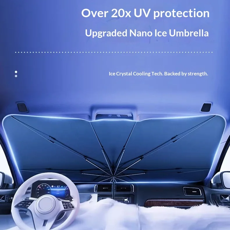 

For DENZA Leopard Models New Energy Vehicle Car Windshield Sunshade Front Window Sun Visor Sun Blocker Parking Heat Insulation