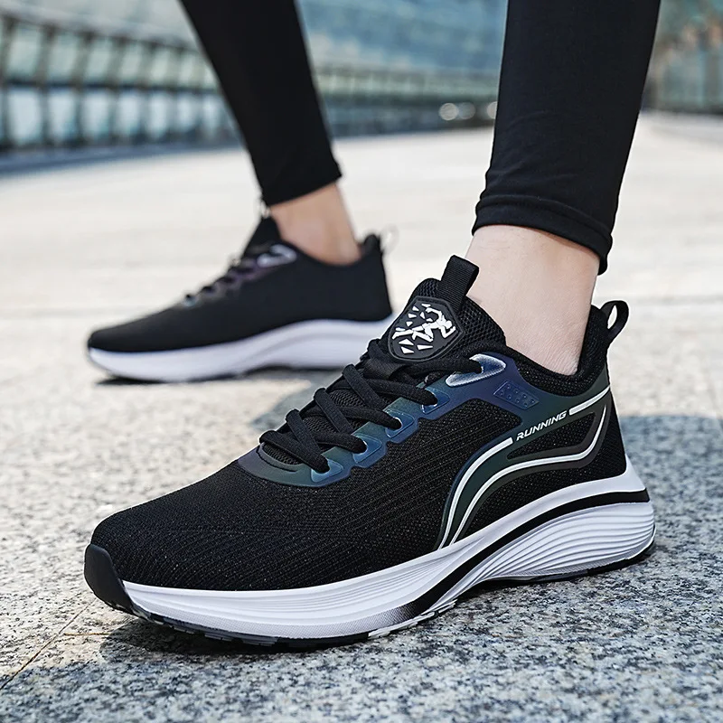 Plus Size Casual Running Fashion Anti Slip Hiking Mesh Breathability Athletic Shoes Tennis Women Trend 2024 Mens Sneakers Couple