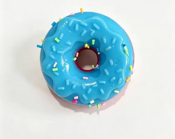 NeeDoh Dippin Dazzler Egg Donut prank stress relief toy soft glue vinyl squeeze toy Slow Rebound Pinch Ornament Relaxation