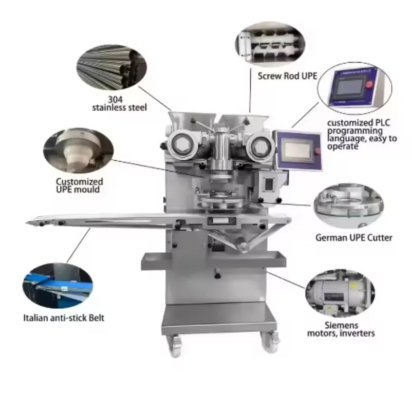 BAKENATI BNT-208 Industrial Maamoul Production Line Fully Automatic Mamool Mooncake Maker Machine For Factory