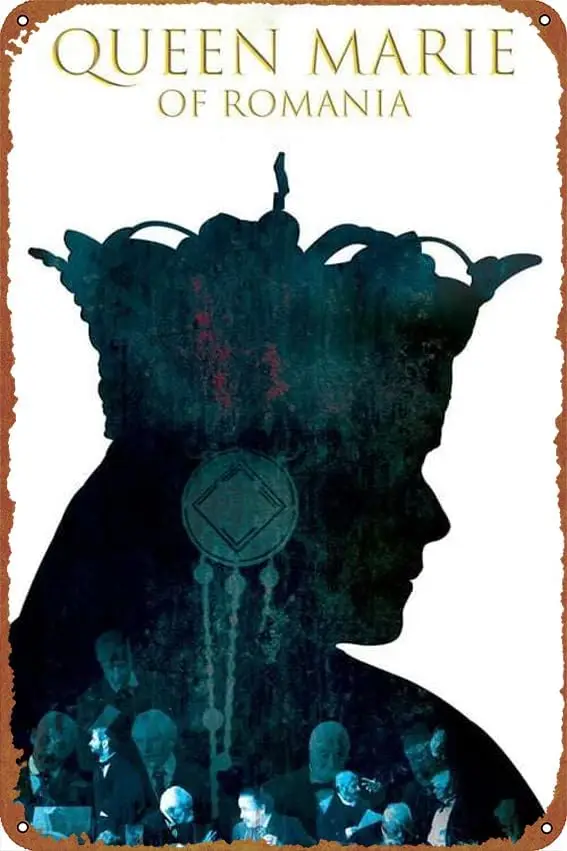 Постеры королевы Марии Румынии, винтажный жестяной знак, уникальный металлический настенный Декор для дома, бара, столовой, паба, 8x12 дюймов, забавная кухня Dec