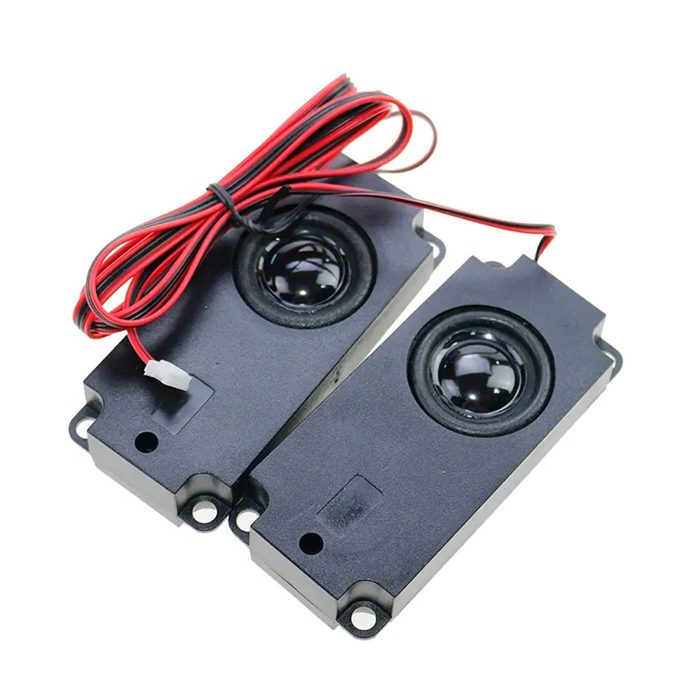 

1Pair Audio Portable Speakers 10045 LED TV Speaker 8 Ohm 5W 4Pin 2.0 Computer Speaker DIY For Home Theater
