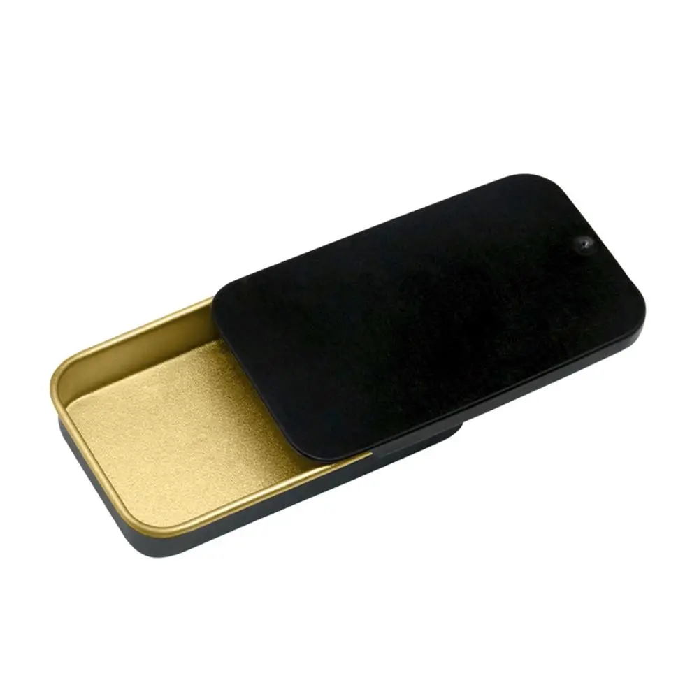 Multi Color Tin Box Sliding Cover Push Pull Ointment Drawer Hand-held Feeder Training Tools Bird Training Food Jar Candy