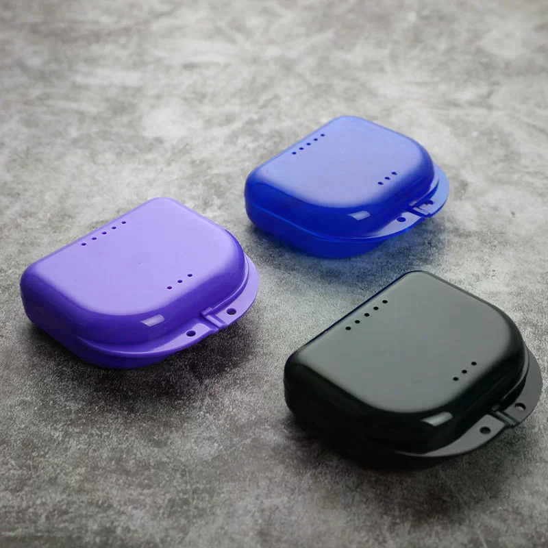 Jewelry Storage Box Tooth Retainer Brace Container Mouthguard Guard Denture Case Cleaner