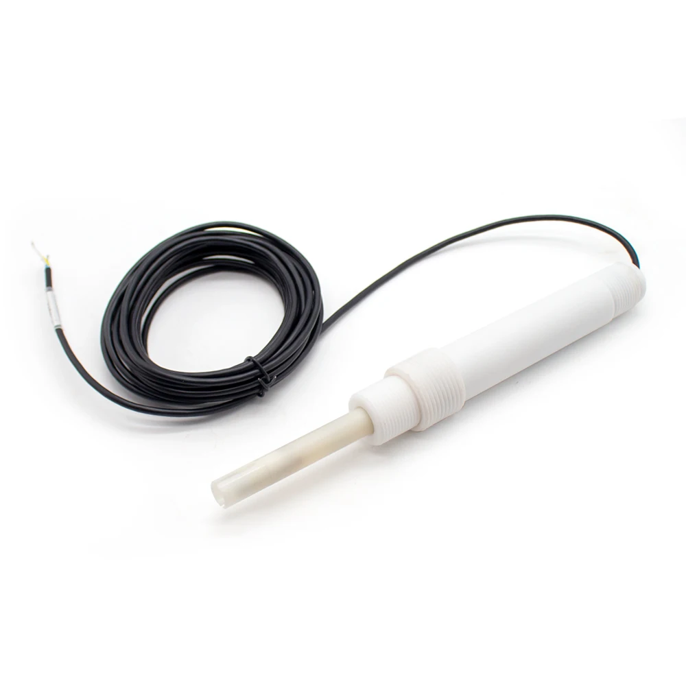 Industrial EC Conductivity Transmitter High Precision Probe All-In-One Detection Soluble Salts Ion Concentration Sensor DC5-30V