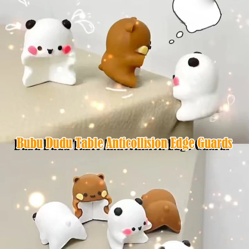 

Bubu Dudu Children Silicone Anti-collision Angle Cartoon Cute Safety Protection Corner Table Paste Sets of Baby Safety Protectio