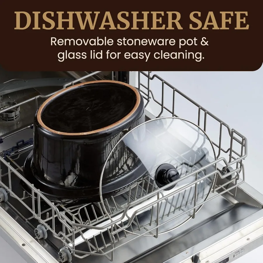 MST900D 8.5Qt طباخ بطيء جامبو رقمي قابل للبرمجة XL مع إعدادات لدرجة الحرارة قابلة للتعديل لإعداد صلصات الدخول