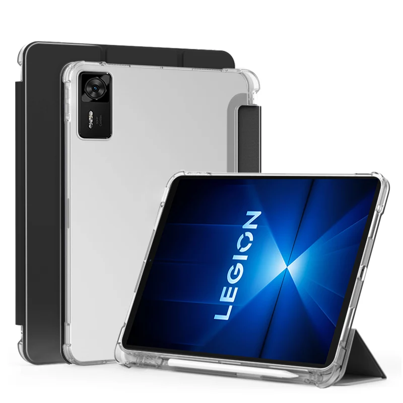 For Lenovo Legion Y700 4th Gen Case with Pencil Holder Folding