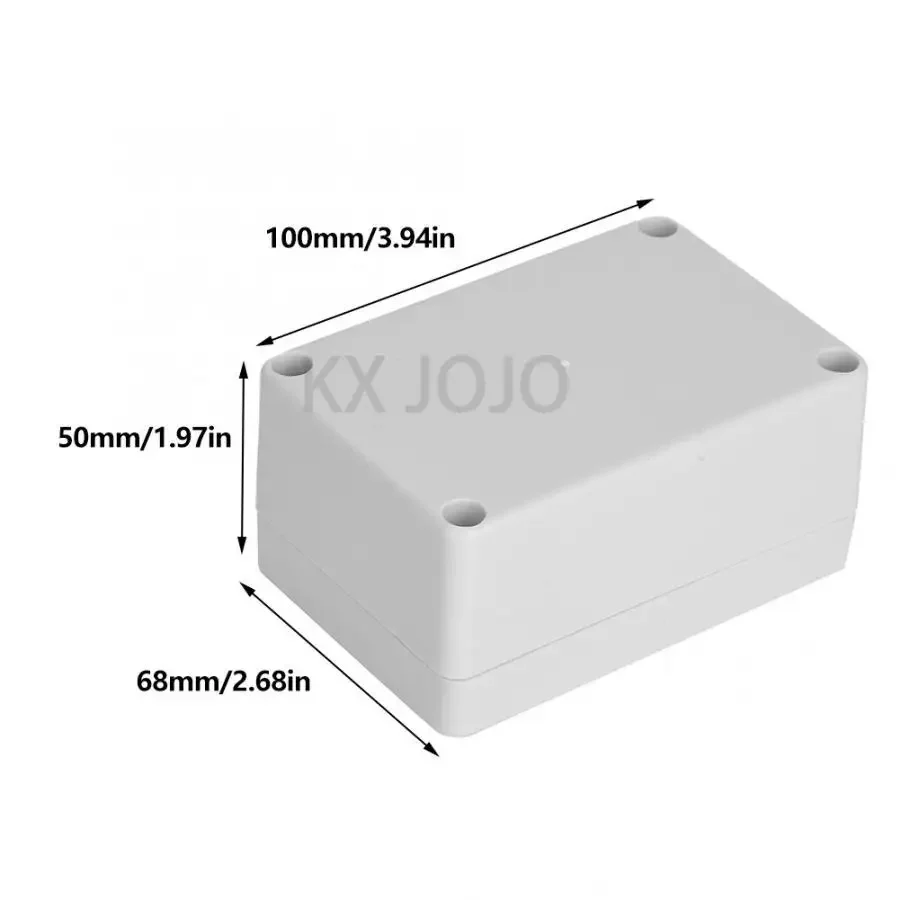 Waterproof Junction Box  Electronic Housing Project Instrument Amplifier Enclosure Plastic Wiring Connection Case 68*50*100mm