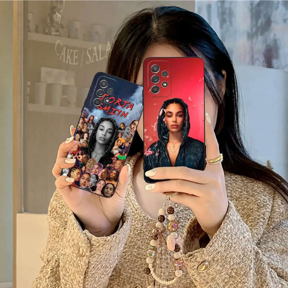 Jorja Smith Phone Case for Samsung Galaxy M55 54 42 35 34 33 32 23 22 15 14 13 12 F55 5G Soft TPU Shockproof Cover