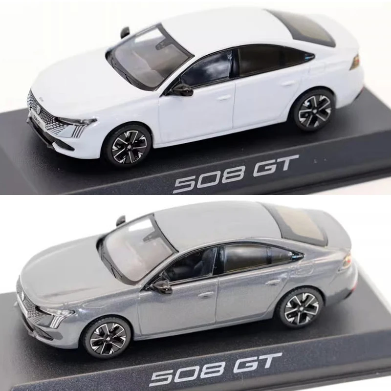 Norev 1/43 Schaal 508 GT Wit/Grijs Legering Model Auto Volwassen Klassieke Collectie Statische Display Jongen Speelgoed