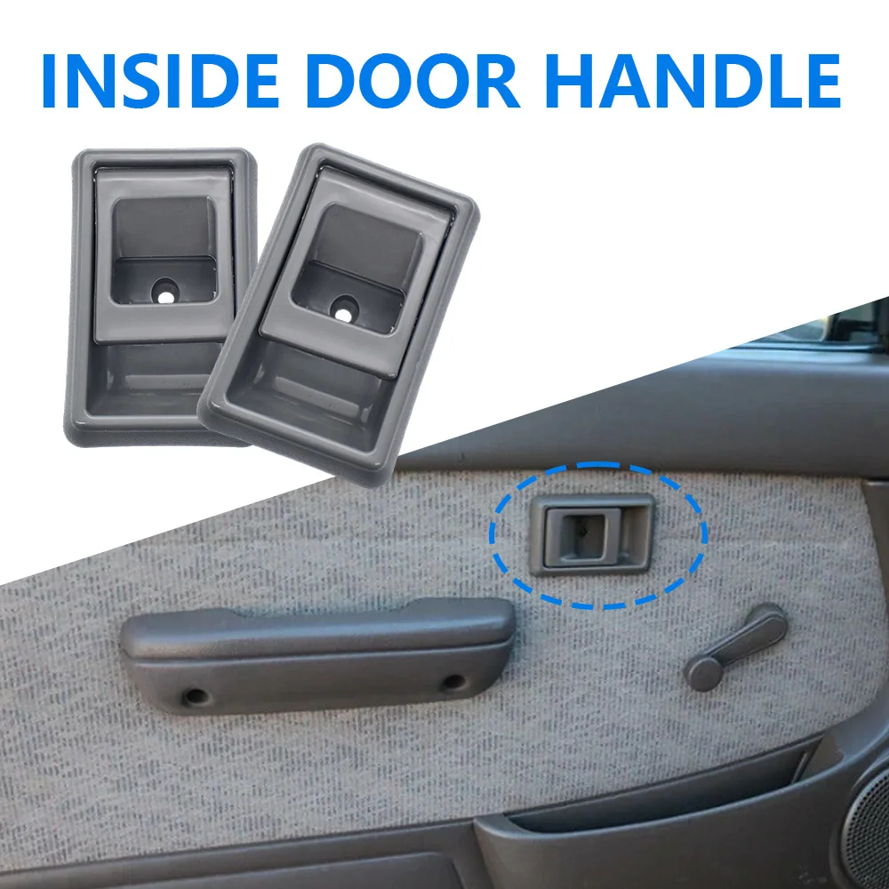 

2 pieces For Toyota Tacoma 4Runner 1995-2000 Front Left Right Side Interior Car Door Handle 69206-04010 69205-04010