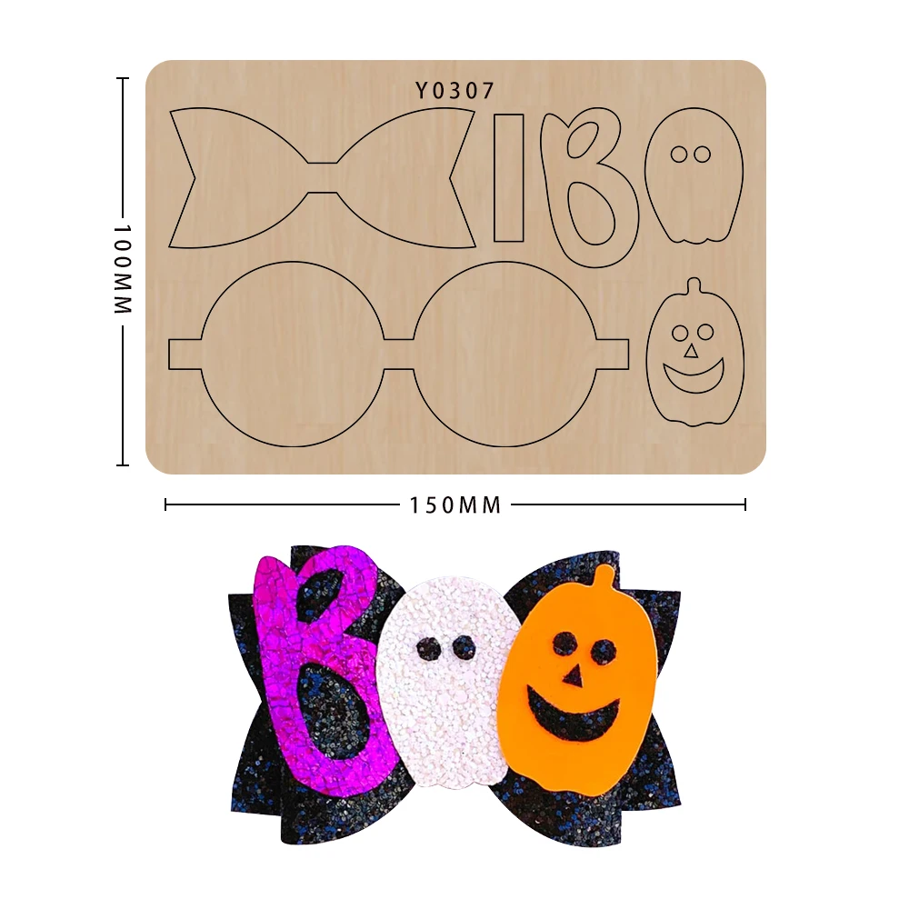 Halloween Bow Cutting Dies, Leather Crafts, Scrapbooking, Decorating Dies for  Big Shot Machines, DIY