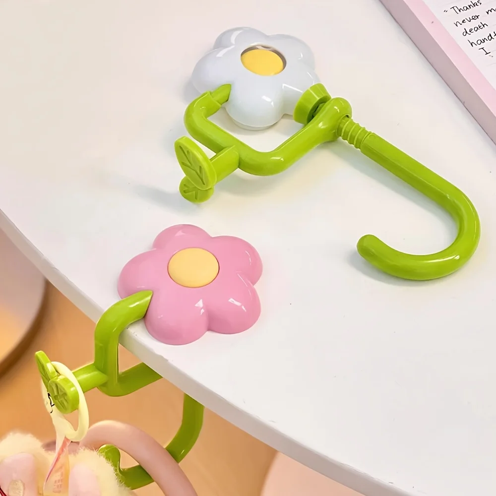 The New Desk-side Schoolbag Hook Is Strong, Nail-free and Does Not Hurt The Table Hook, Movable and Adjustable Backpack Hook