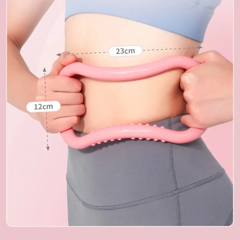 

Кольцо для йоги-пилатеса после массажа икры, эластичное кольцо для йоги на шее, подходит для всех возрастов, полипропилен, эргономичный дизайн