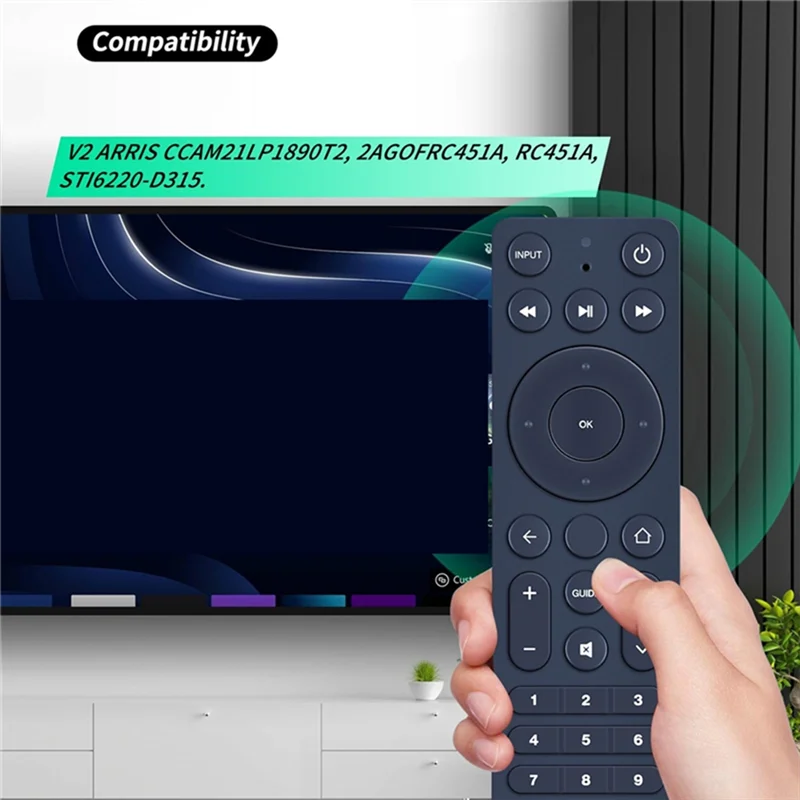 A13E-For Verizon Stream TV Box 4K 8K V2 جهاز التحكم عن بعد المتوافق- ASK-STI6220 جهاز التحكم عن بعد الصوتي الجديد بواسطة Arris #6