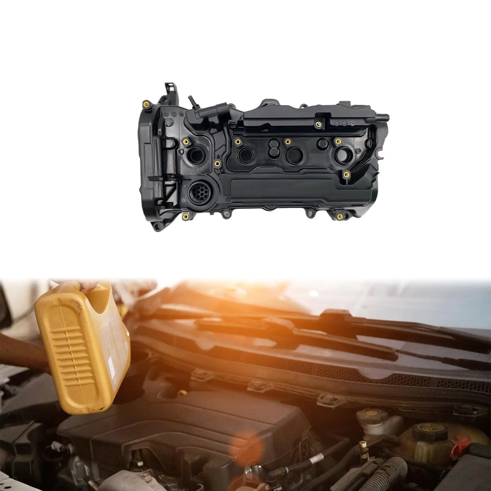 

Крышка клапана двигателя 12310-rdf-a01 Запасные части с прокладкой Простые в установке аксессуары Прямая замена для Honda Accord 2.4L