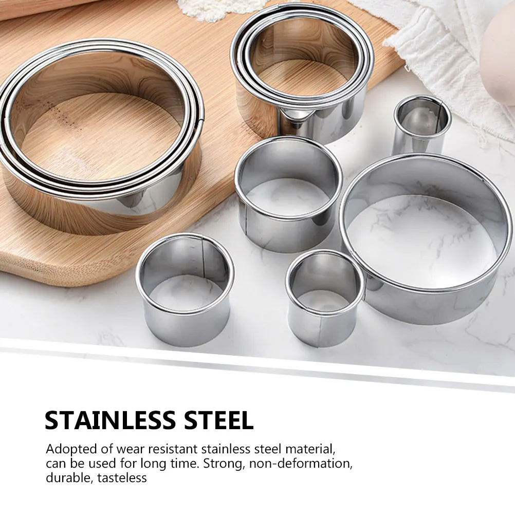 

Stainless Steel Baking Mold Set, Cake Moulds For Home, Mousse , Excellent Kitchen Accessories
