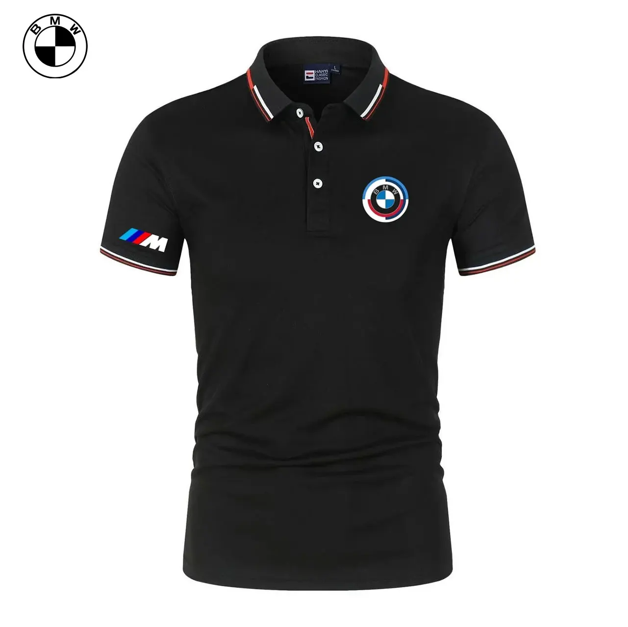 

2025 BMW car logo design men's T-shirt retro car enthusiast T-shirt casual streetwear top (style similar to well-known brands)