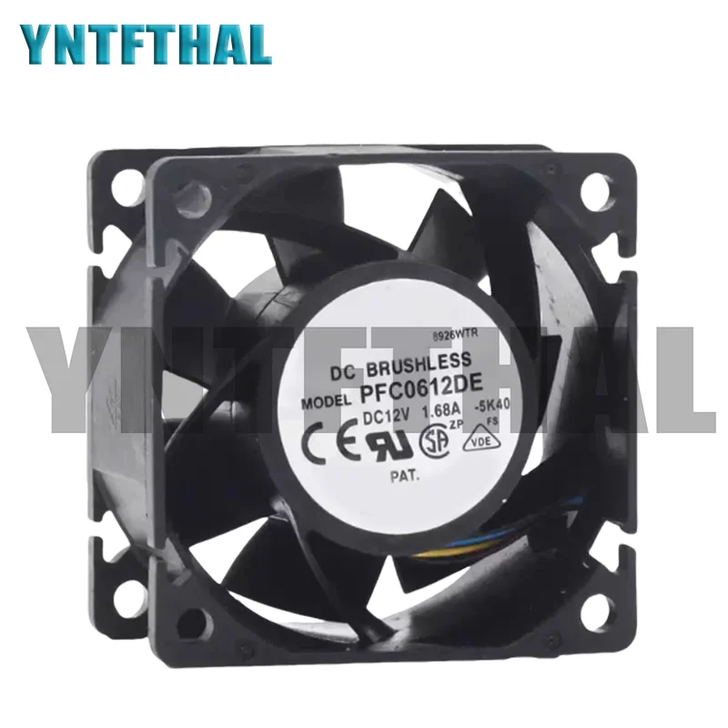 

New PFC0612DE DC12V 1.68A 60X60X38 mm Four Lines Cooling Fan