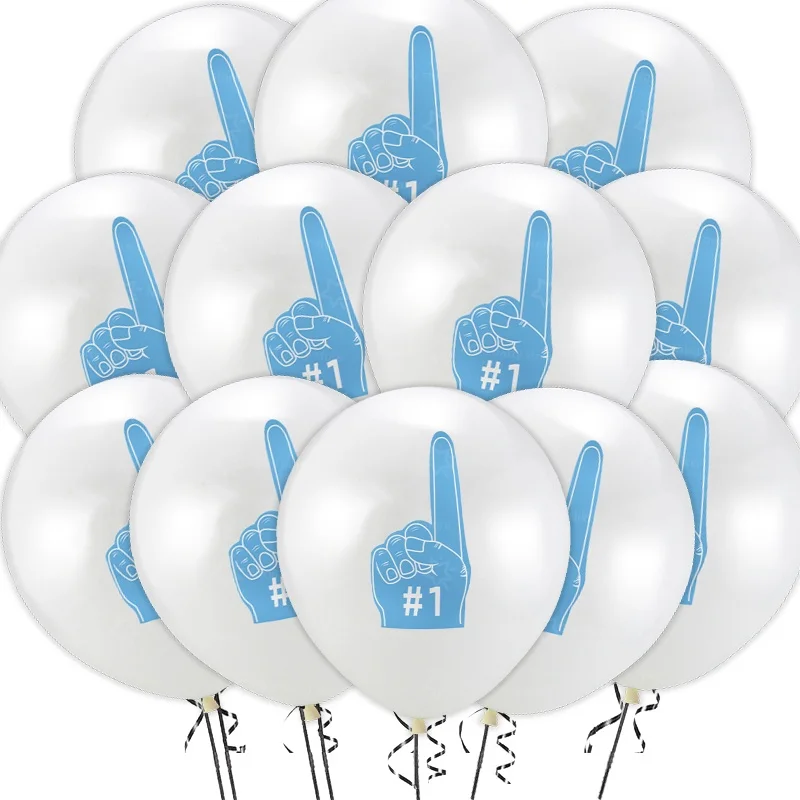 Fußball-Ballons Fußball-Superstar CR7 Argentinien Messi Geburtstagsparty-Dekoration 12-Zoll-Latex-Ballons Fußball DIY-Dekorationen