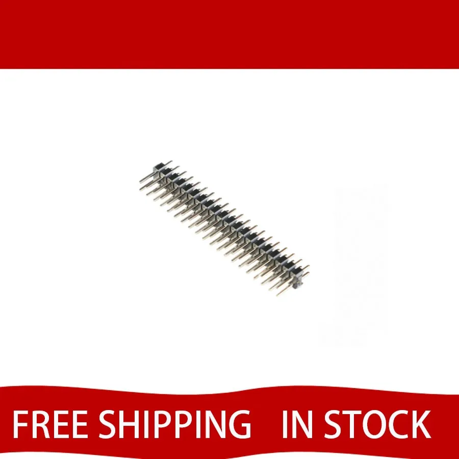 10pcs 2x20 Pin Pitch 2.54mm Break-away Dual Male Header Pin for Raspberry Pi Zero GPIO