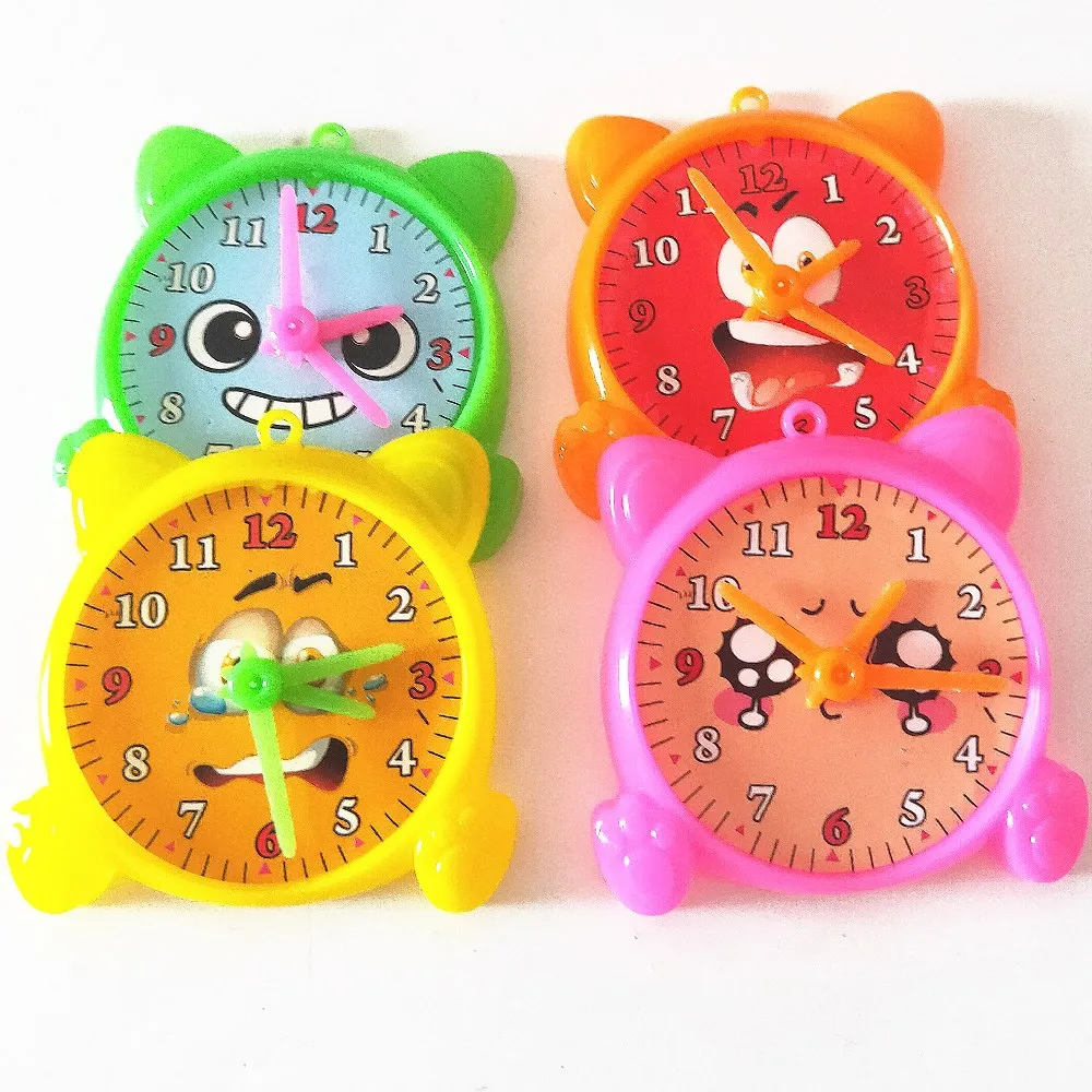 

10-Pack Children's Early Education Educational Alarm Clock Teaching Aids Children's Cognitive Time Clock Party Birthday Gift