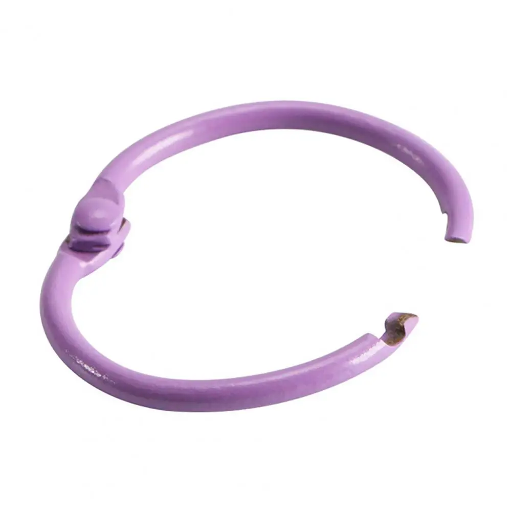 Colorful Binder Rings Colorful Metal Binder Rings Versatile Office School Supplies for Document Organization Keychains Notebooks