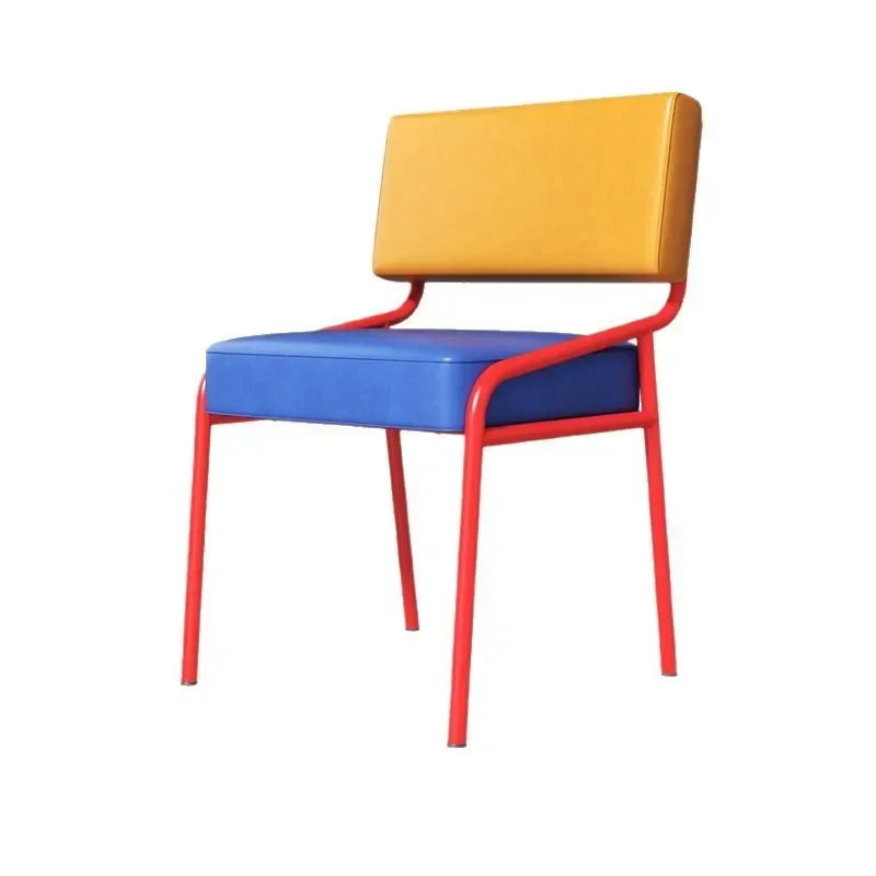Trendy restaurant red dining chair Italian back chair Chinese antique Internet celebrity